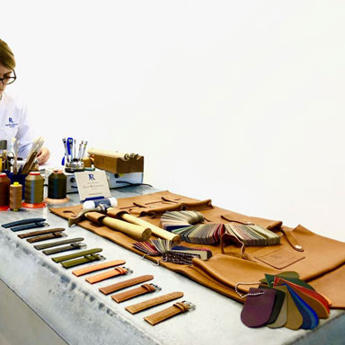 leather watch strap